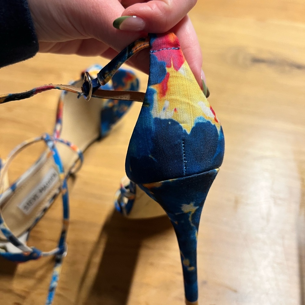 Steve Madden Women's Colorful Strappy Heels - Picture 5 of 6
